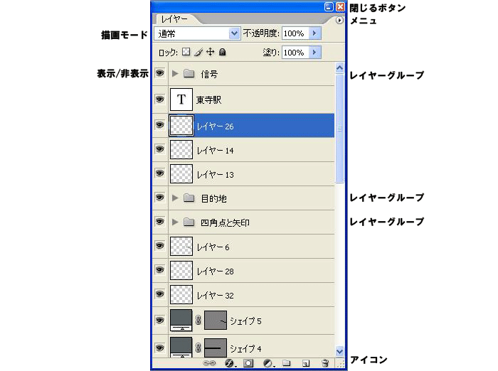 Photoshop Cs2 便利帖 パレット